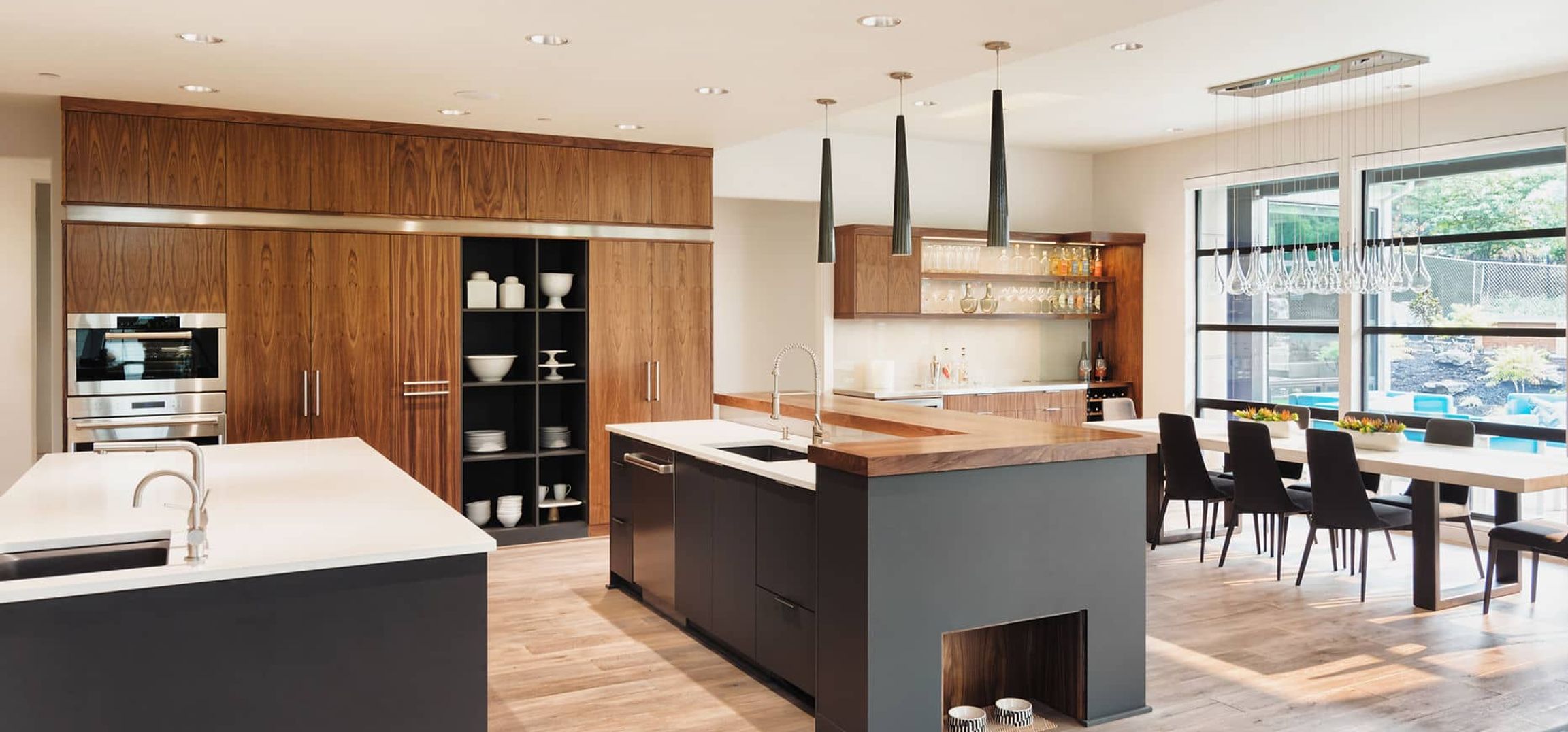 full custom home room